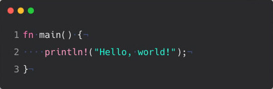 Hello World Rust