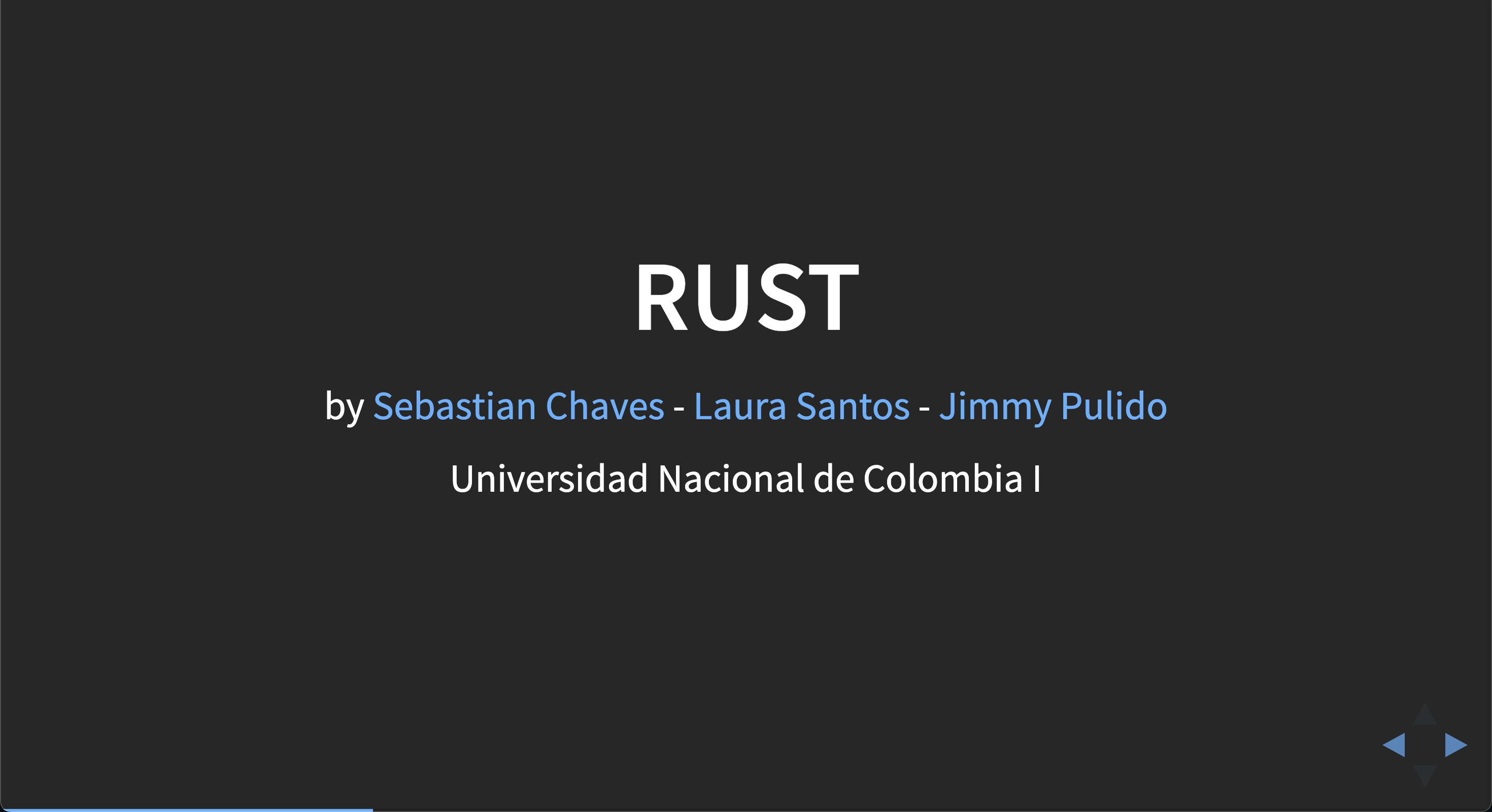 Previsualizaci&oacute;n de Rust 2019-02